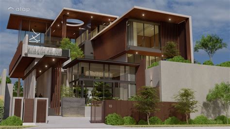 Contemporary Modern Exterior Bungalow Design Ideas Photos Malaysia