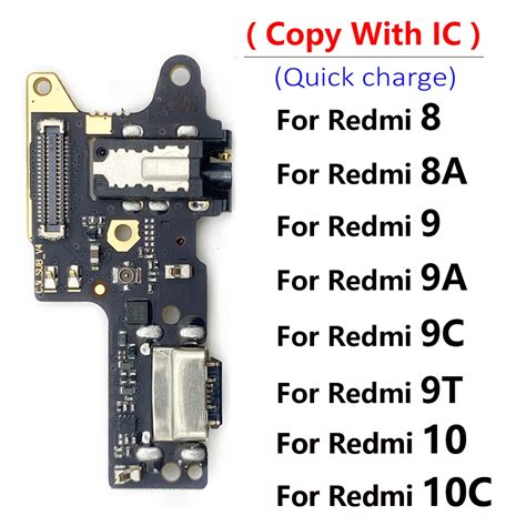 Charger Board Flex For Xiaomi Redmi 9 9c 9a 9t 8 8a 10c 10a 10 Prime