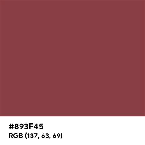 Cordovan (Pantone) color hex code is #893F45