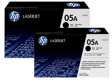 HP 05A 2 Pack Black Original LaserJet Toner Cartridges HP Store UK