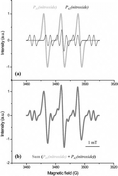 Epr Theoretical Spectra And Simulation A The Epr Theoretical Spectra