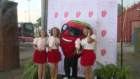 Strawberry Festival Holds Opening Ceremony For Eager Attendees Wbbj Tv