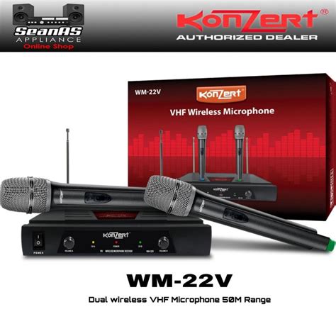 Original Konzert WM 22V Wireless Microphone Lazada PH