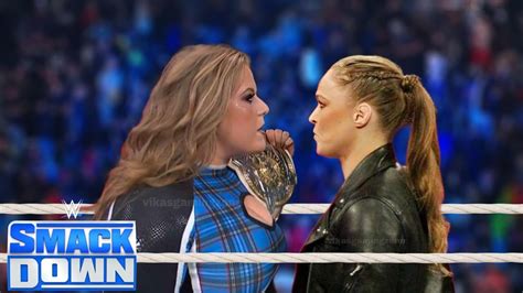 WWE Full Match Ronda Rousey Vs Doudrop SmackDown Live Full Match