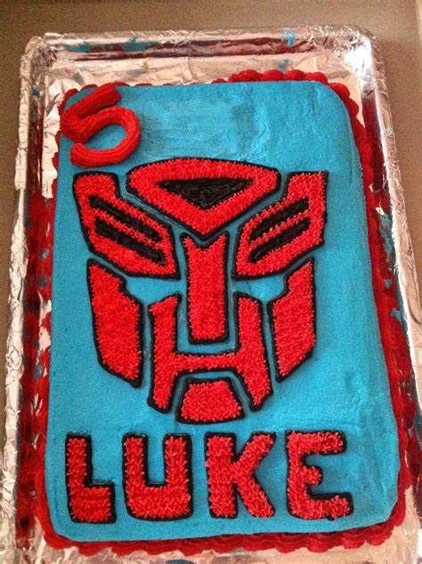 Transformer Birthday Cake Cakecentral