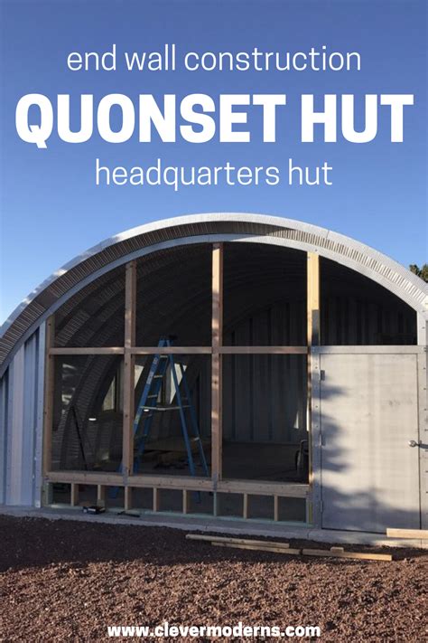 Quonset Hut House End Wall Windows Completed Artofit