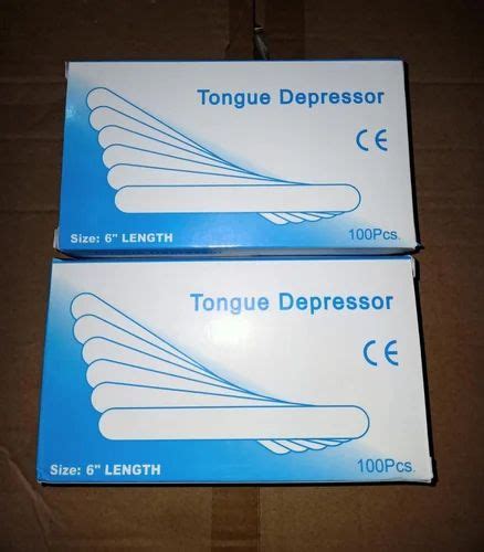 Wooden Tongue Depressor Inches At Rs Box Of Pieces In New