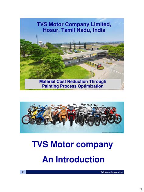 TVS Material Cost Reduction 1 TVS Motor Company Ltd TVS Motor