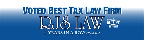 Rjs Law San Diego Tax Attorney Irs Ftb Cpa California