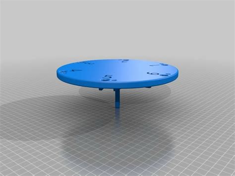 Télécharger Fichier Stl Gratuit Table Ronde De Base Pour Nema 17 Stepper Avec 6 Positions