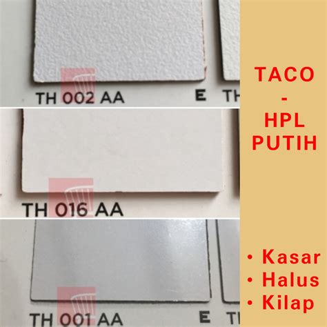 Jual TACO HPL Solid Warna PUTIH Shopee Indonesia