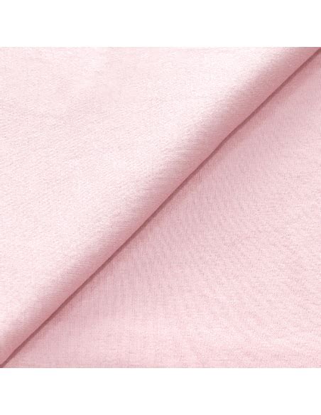 Jersey uni viscose élasthanne Rose dragée vendu au mètre