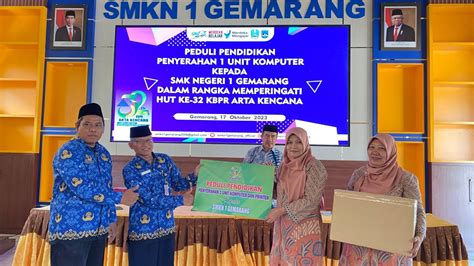 Arta Kencana Peduli Pendidikan Di Smkn Gemarang Th Kbpr Arta