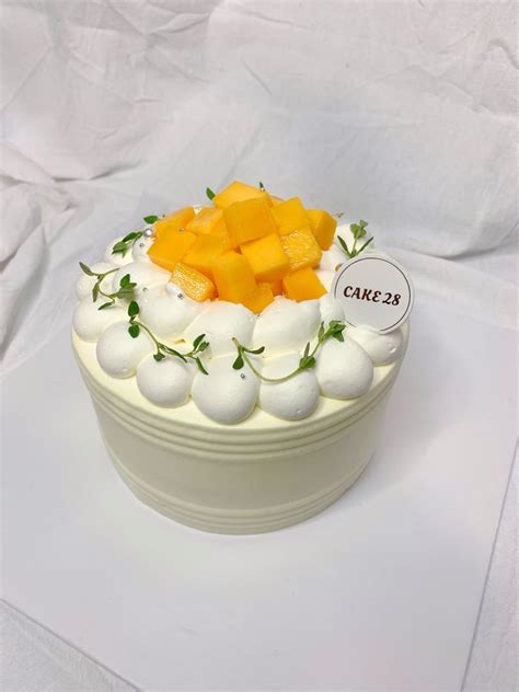 芒果麻糬忌廉蛋糕 Mango Mochi Cream Cake 嘢食 And 嘢飲 即食餐 Carousell