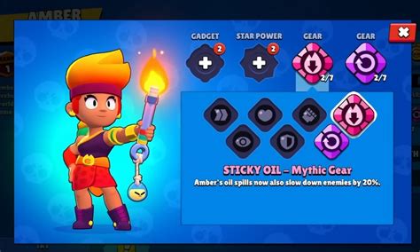 Brawl Stars News And Leaks On Twitter New Mythic Gear For Amber