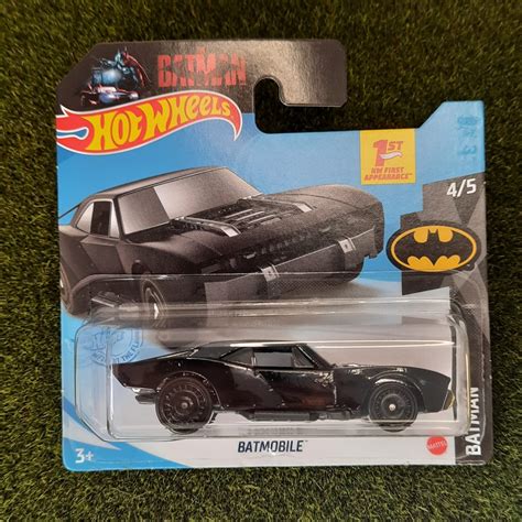 Batmobile Hot Wheels Preto Brilhante Filme The Batman