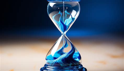 Premium Ai Image Time Flowing Like Sand In An Hourglass A Countdown To Success Generated By