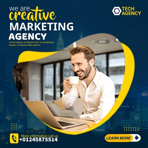 Copy Of Business Marketing Agency Flyer Postermywall