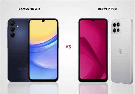 T Mobile Revvl Pro Vs Samsung A Cu L Te Conviene M S