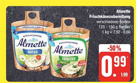 Almette Frischkäsezubereitung Angebot bei EDEKA 1Prospekte de