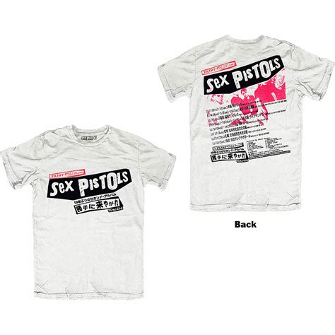 Sex Pistols tričko Filthy Lucre Japan BP White pánské Musicwear Trička mikiny