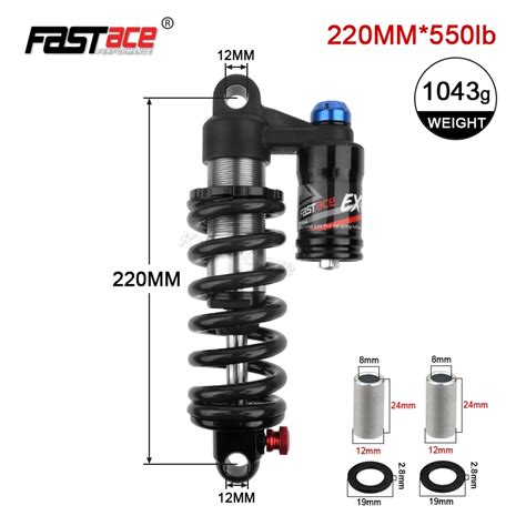 Dnm Rcp S Fastace Mountain Bike Bicycle Mtb Downhill Dh Rear Shock