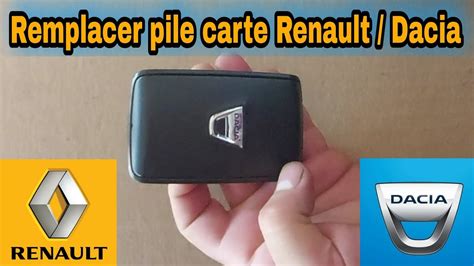 Total 98 Imagen Changement Pile Carte Renault Fr Thptnganamst Edu Vn