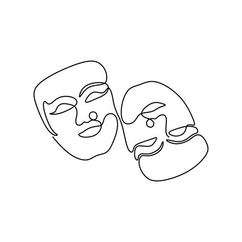 Premium Vector | Continuous line art with woman faces