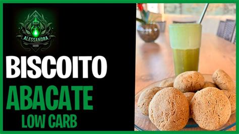 Biscoito de Abacate Keto Receita Vegana Low Carb Sem Açúcar