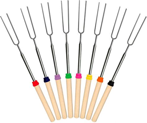 Amazon Pcs Marshmallow Roasting Sticks For Fire Pit Long Inch