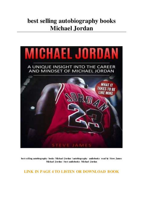 best selling autobiography books Michael Jordan