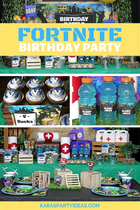 Fortnite Birthday Party Kara S Party Ideas Artofit