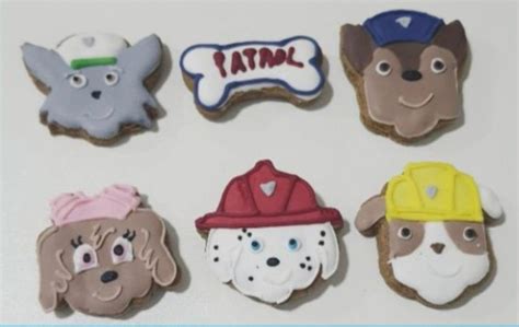 Biscoito Decorado De Mel Patrulha Canina Dona Maria Biscoiteria