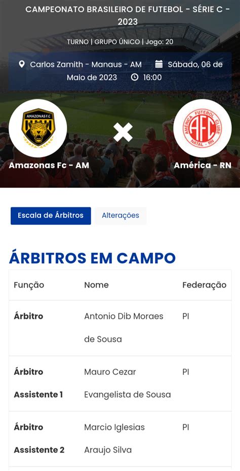 Arbitragem Para Amazonas E Am Rica Blog Do Torcedor Alvirrubro Potiguar