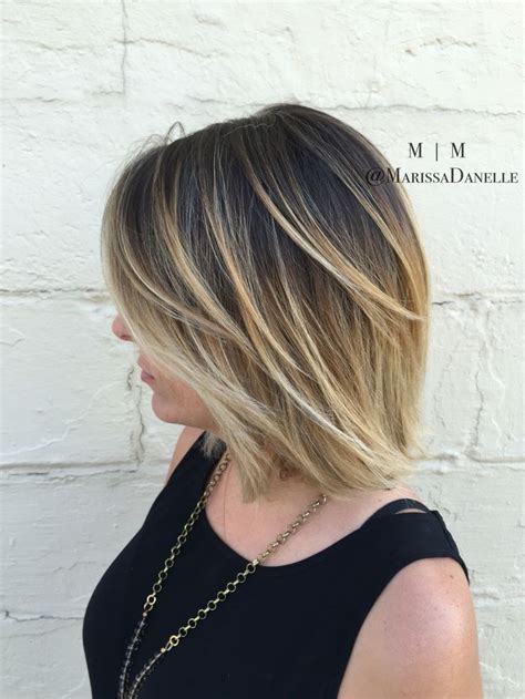 Balayage Short Blonde Hair Hair By Marissadanelle Short Blonde