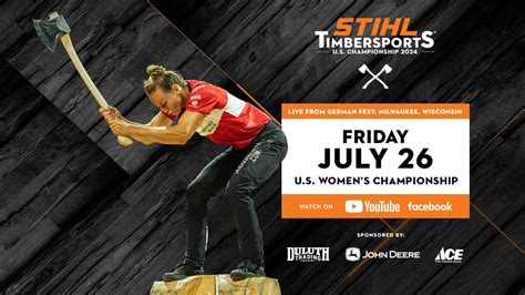 STIHL TIMBERSPORTS U S Women S Championship 2024 Livestream YouTube