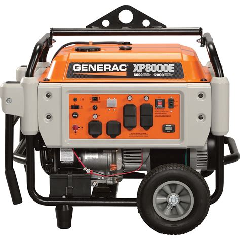 Free Shipping — Generac Xp8000e Portable Generator — 10000 Surge Watts