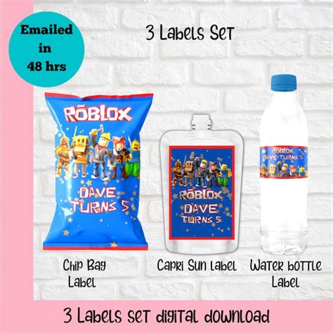 Roblox Party Supplies Etsy