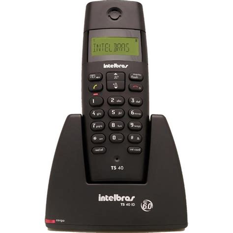 Telefone S Fio Dect Ghz Ts Id Preto Intelbras Mundomax