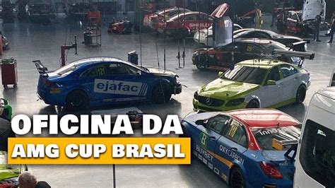 Conheça como é a oficina dos Carros de Corrida Mercedes da AMG CUP