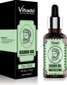 Vihado Beard Growth Oil Natural Solution For Maximum Beard Volume With