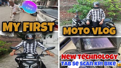 My First Moto 🏍️vlog Moto Vlogging Moto Vlog Setup First Time