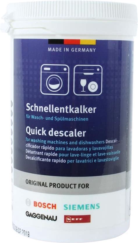 Bosch Siemens Wasmachine Vaatwasser Ontkalker Gram Bol