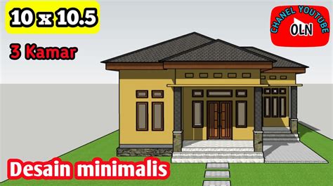 Desain Rumah Minimalis 10x10 5 M YouTube