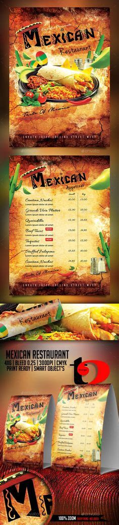 Cartas Menu Mexicano