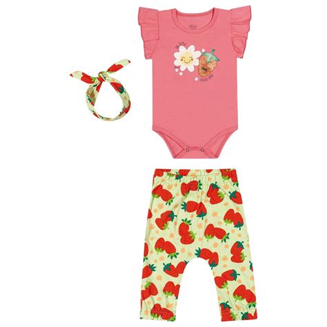 Conjunto Infantil Feminino Sun Elian Mundo Larabi