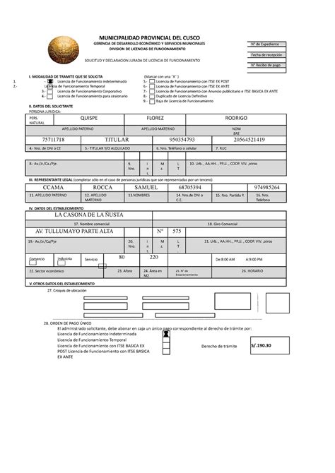 385566611 Solicitud Licencia Funcionamiento MUNICIPALIDAD PROVINCIAL