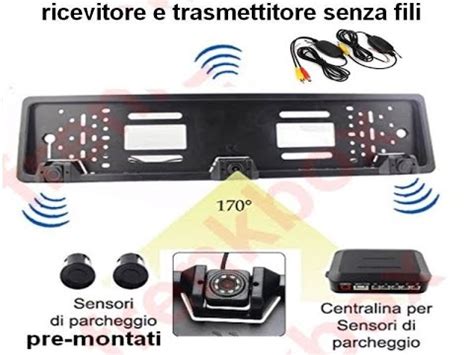 Telecamera Portatarga Con Sensori Parcheggio Tutorial Collegamento