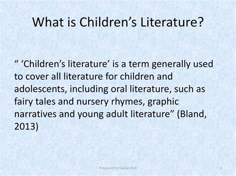 PPT On Children's Literature - PowerPoint Slides - MyPrivateTutor Malaysia