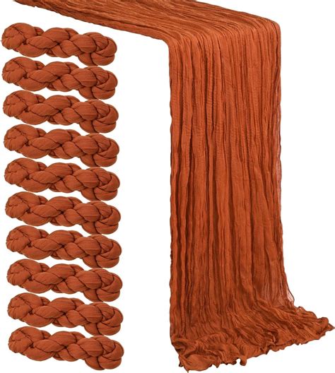 Packs Terracotta Cheesecloth Table Runner X Inches Gauze